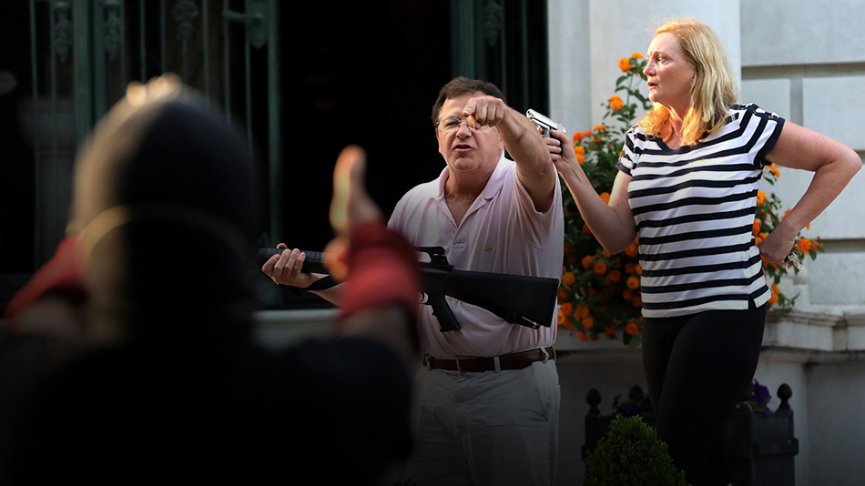 Imagine Protesters Outside Your Home: What Can a Law-Abiding Gun Owner Do in Kansas? 3 STLcouple 950x534 blank