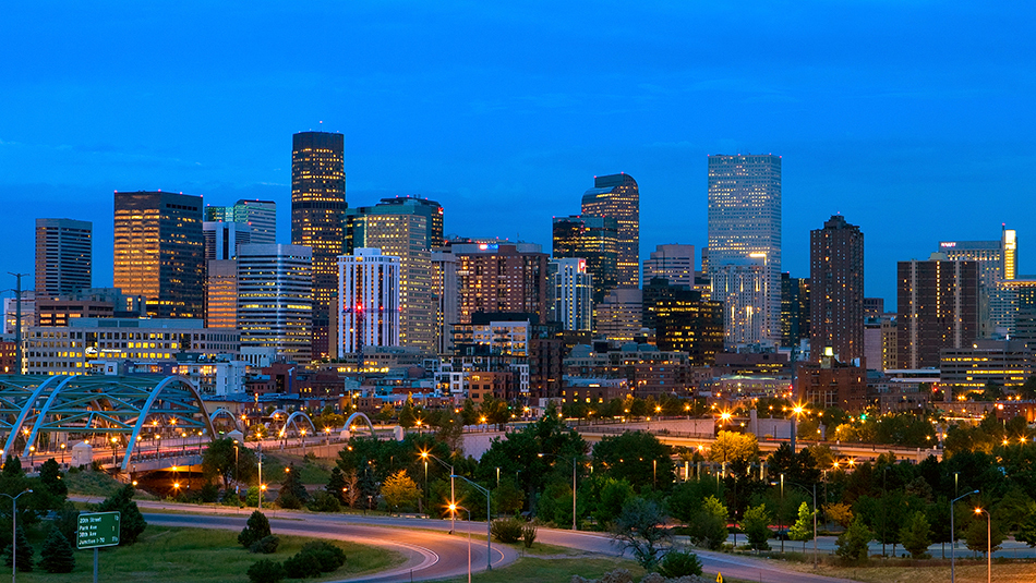 Panorama downtown Denver Denver 950
