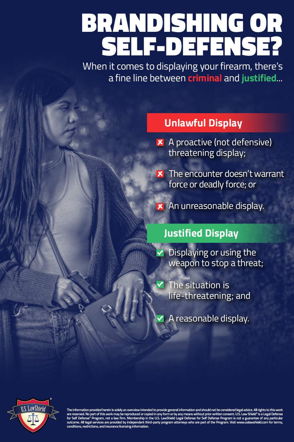 Brandishing or Self-defense?