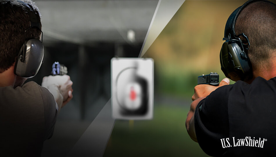 Indoor vs. Outdoor Gun Range